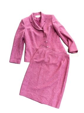 NWT vintage wool blend skirt suit